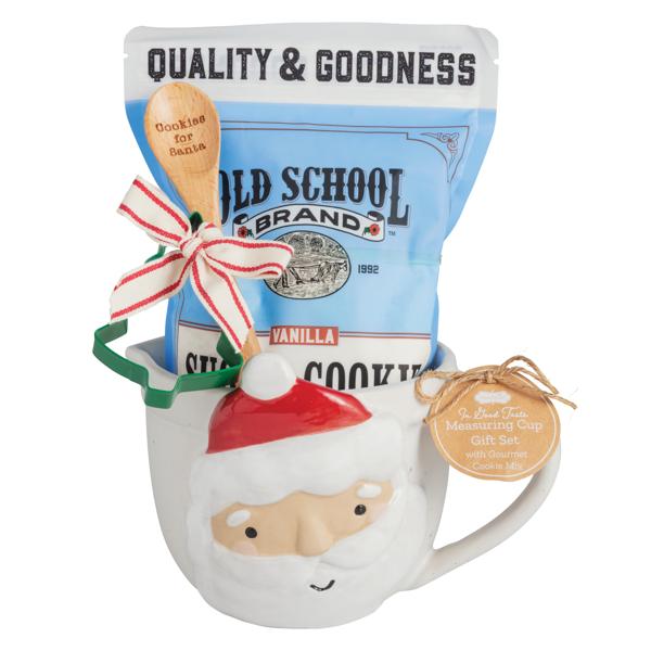 Santa Measuring Cup & Cookie Mix Gift Set