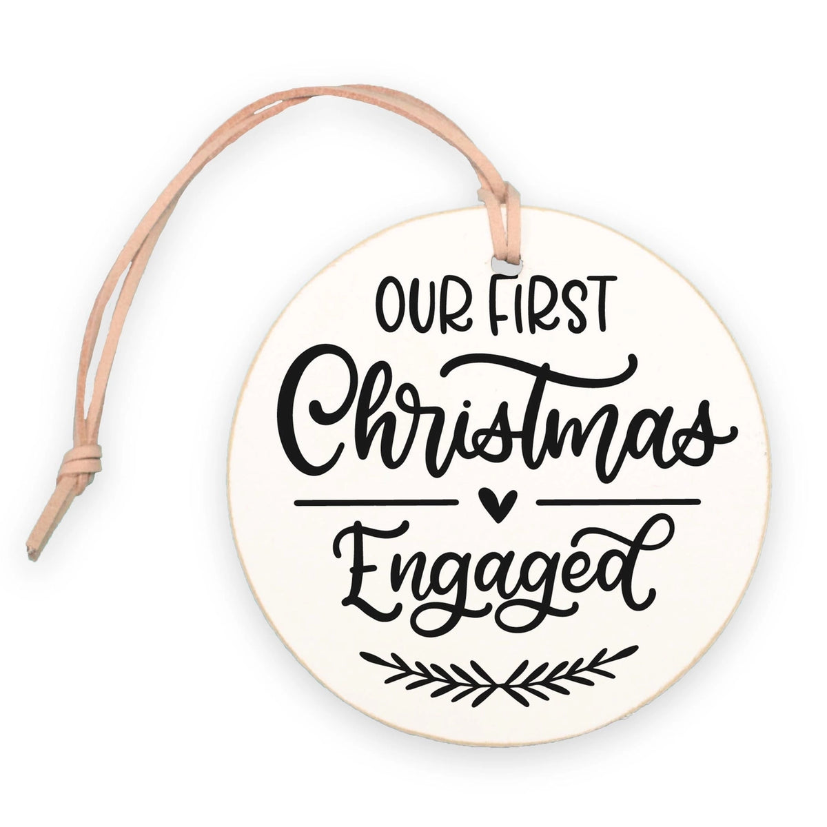 First Christmas Engaged Ornament
