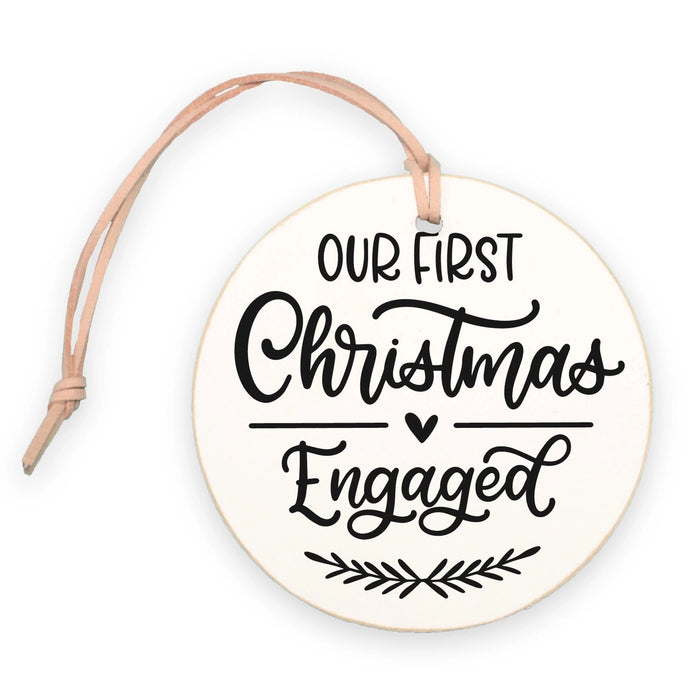 First Christmas Engaged Ornament