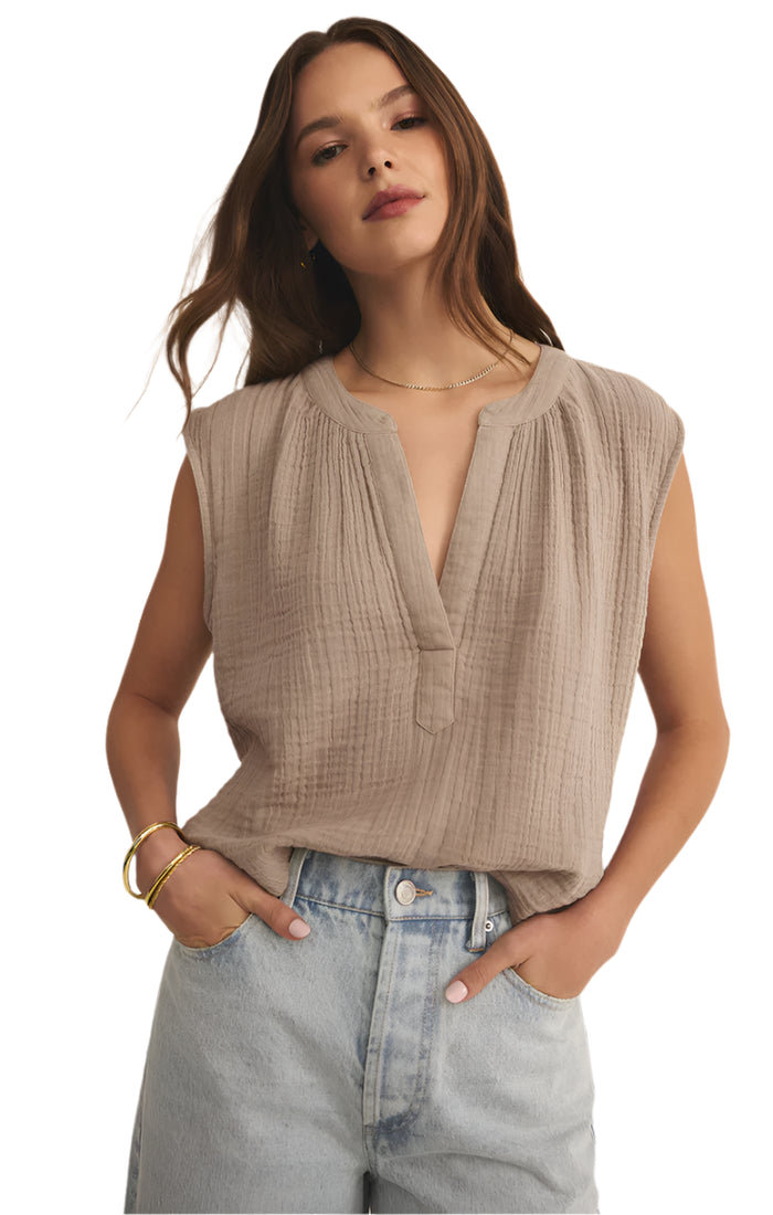 Cliffside V-Neck Airy Tank