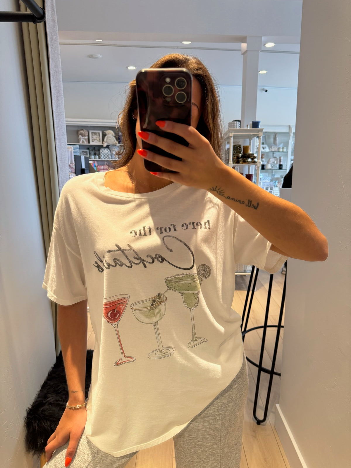 Cocktails City Tee Sea Salt