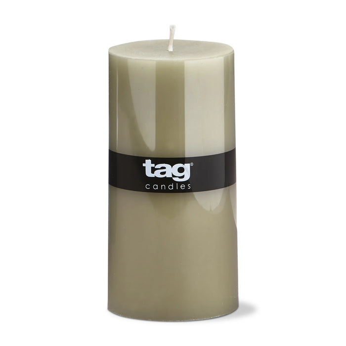 3x6 Sage Pillar Candle