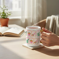 Cozy Cute Ceramic Mug Mahjong