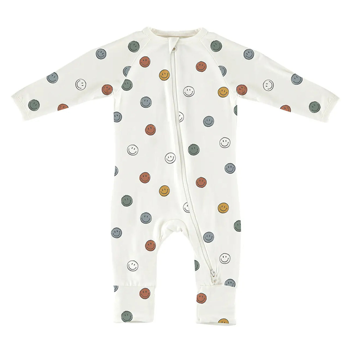 Cozy Romper Smiley Faces