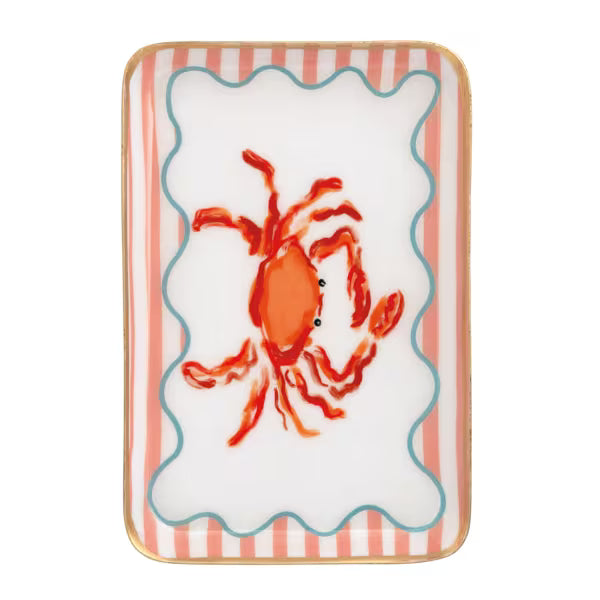 Crab Sea Enamel Tray