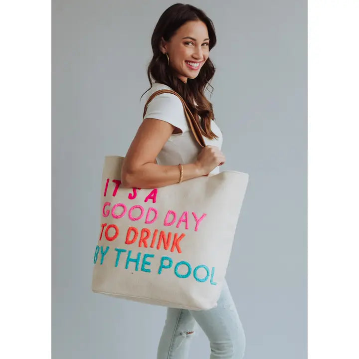 Drink By The Pool Tote