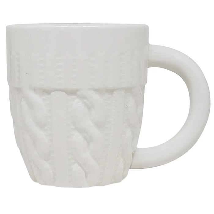 Cream Sweater Coffee Mug