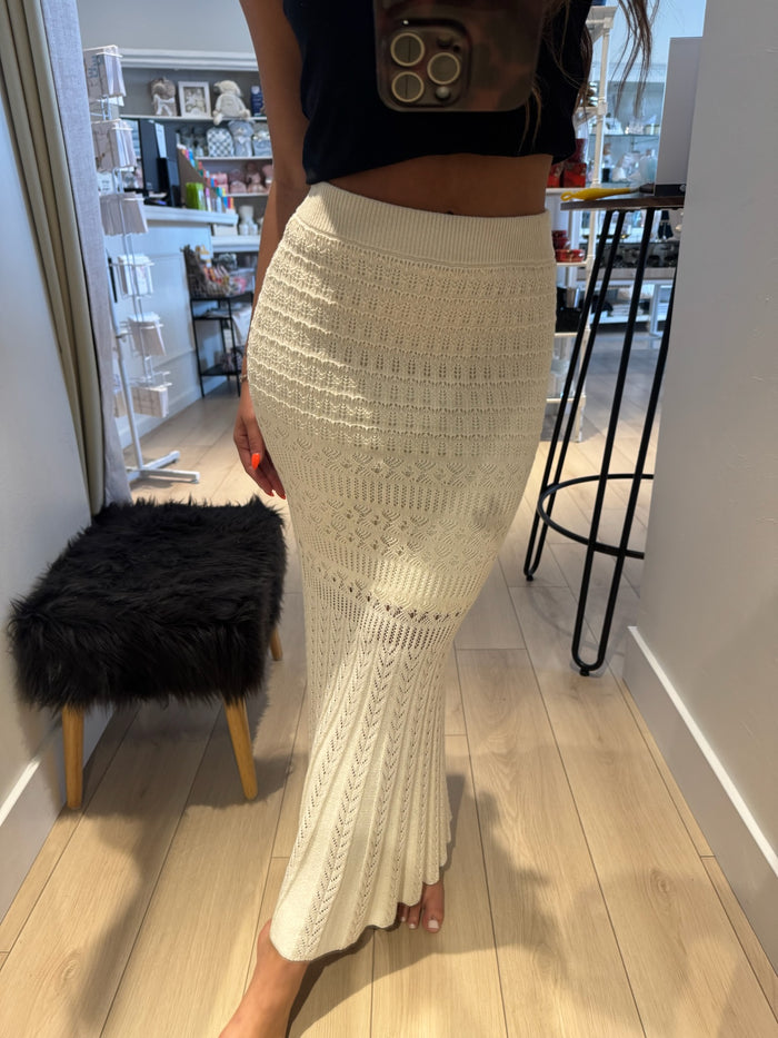 Soria Crochet Skirt-FINAL SALE