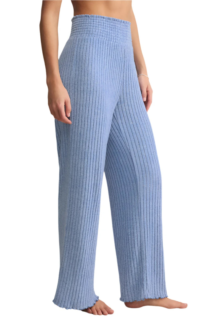Dawn Smocked Rib Pant Riviera