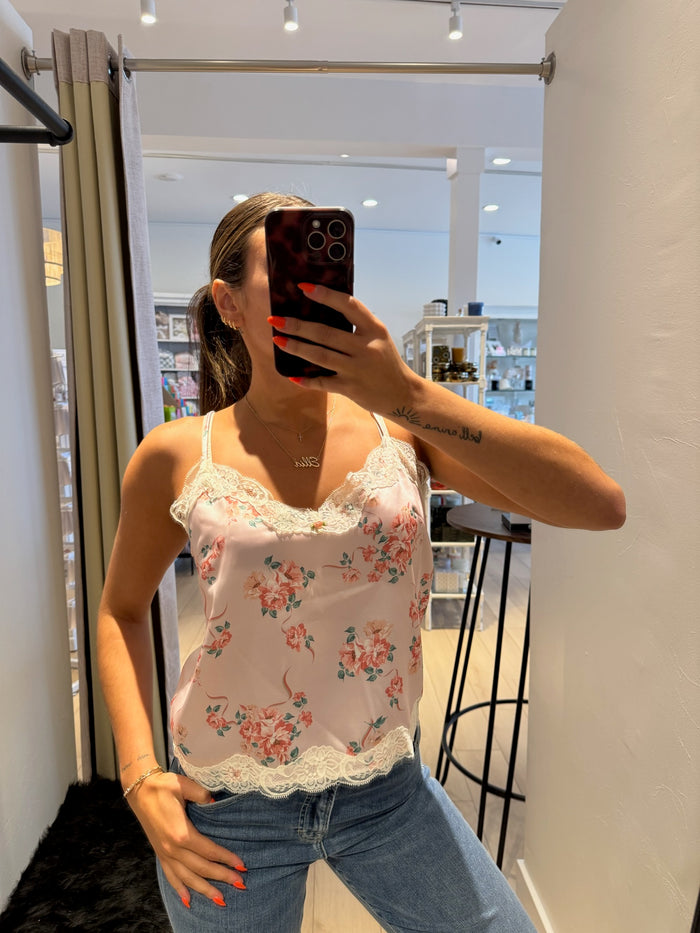Delany Top Peach Romance-FINAL SALE