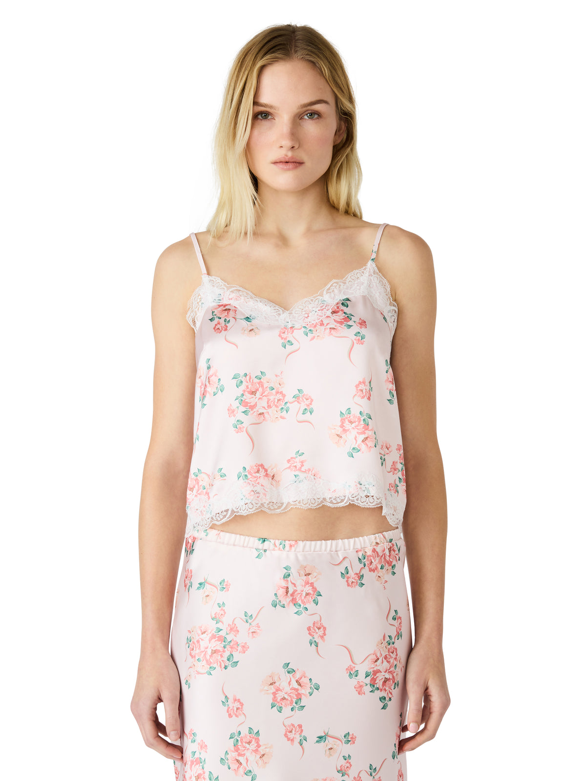 Delany Top Peach Romance