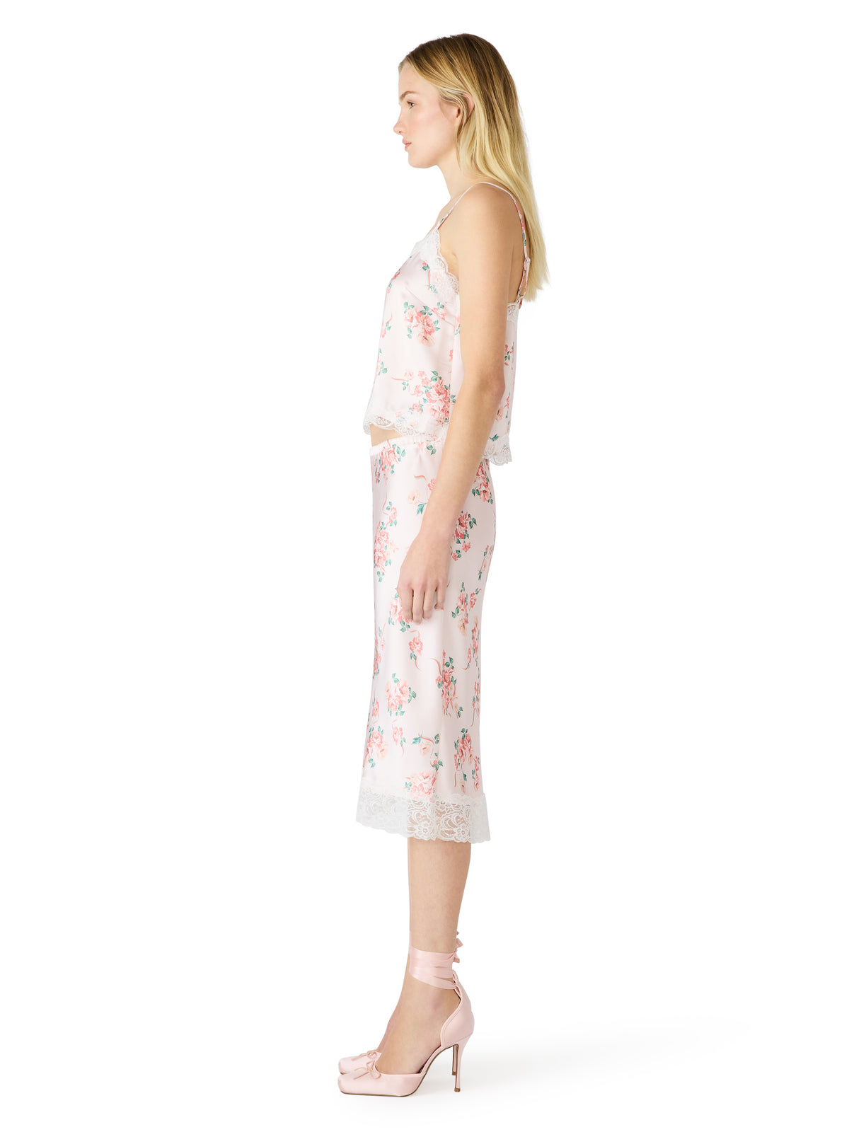 Delany Top Peach Romance
