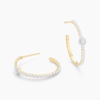 Disc Hoop Earrings