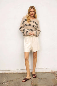 Striped Knit Sweater