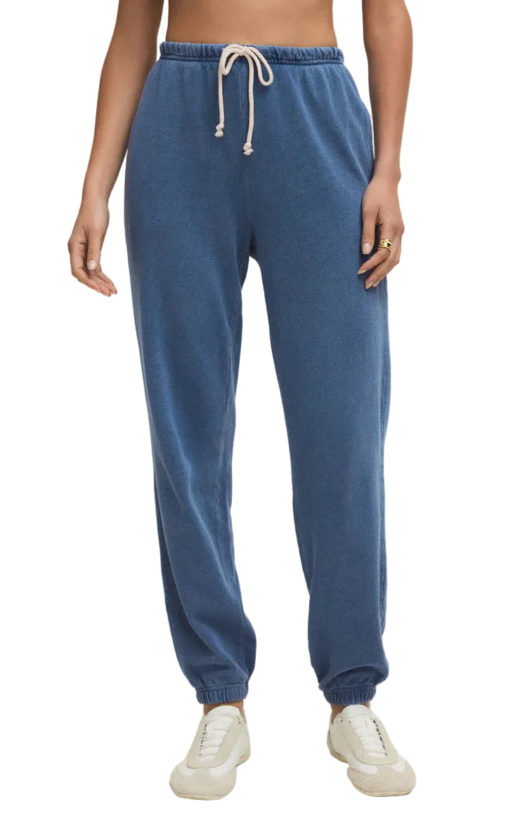 Downtown Knit Denim Jogger Calypso Blue Indigo
