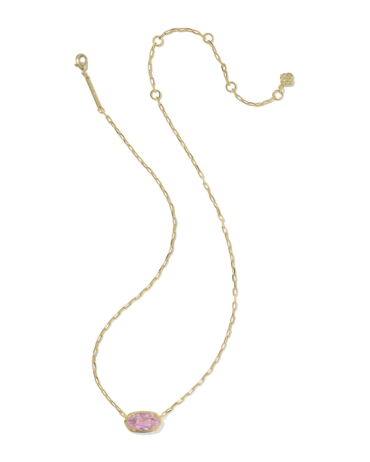 Elisa Luxe Gold Short Pendant Necklace