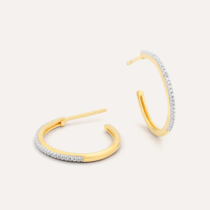 A Hoop Thing Small Gold Hoop Earrings