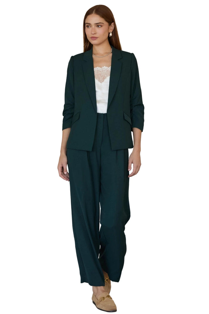 Ripple Sleeve Blazer