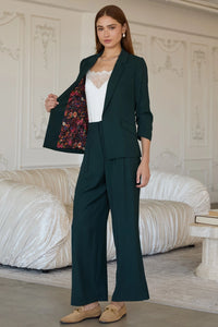 Ripple Sleeve Blazer