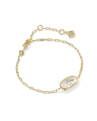 Elaine Luxe Chain Bracelet White