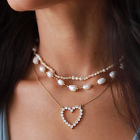 Elizabeth Heart Necklace