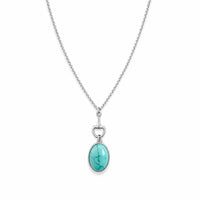 Equestrian Bit Natural Stone Necklace
