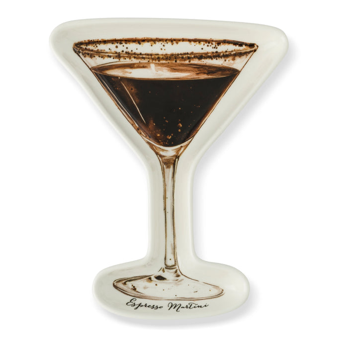 Espresso Ceramic Cocktail Spoon Rest