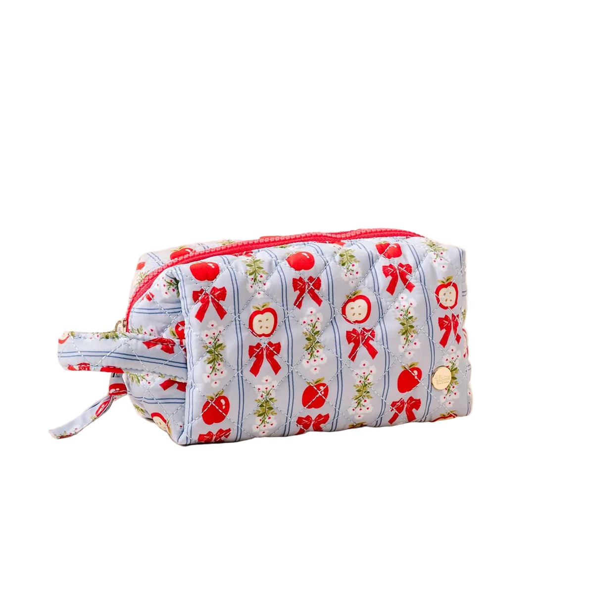 Essentials Quilted Cosmetic Pouch
