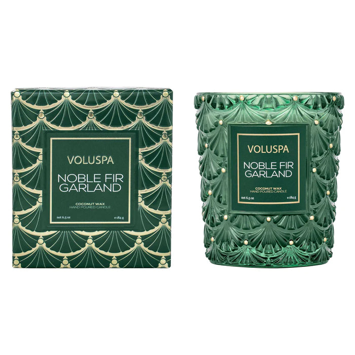 Noble Fir Garland 6.5oz Classic  Holiday Candle