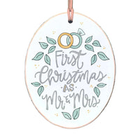 First Christmas as Mr. and Mrs. Ornament
