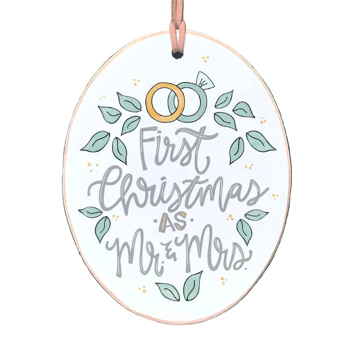 First Christmas as Mr. and Mrs. Ornament
