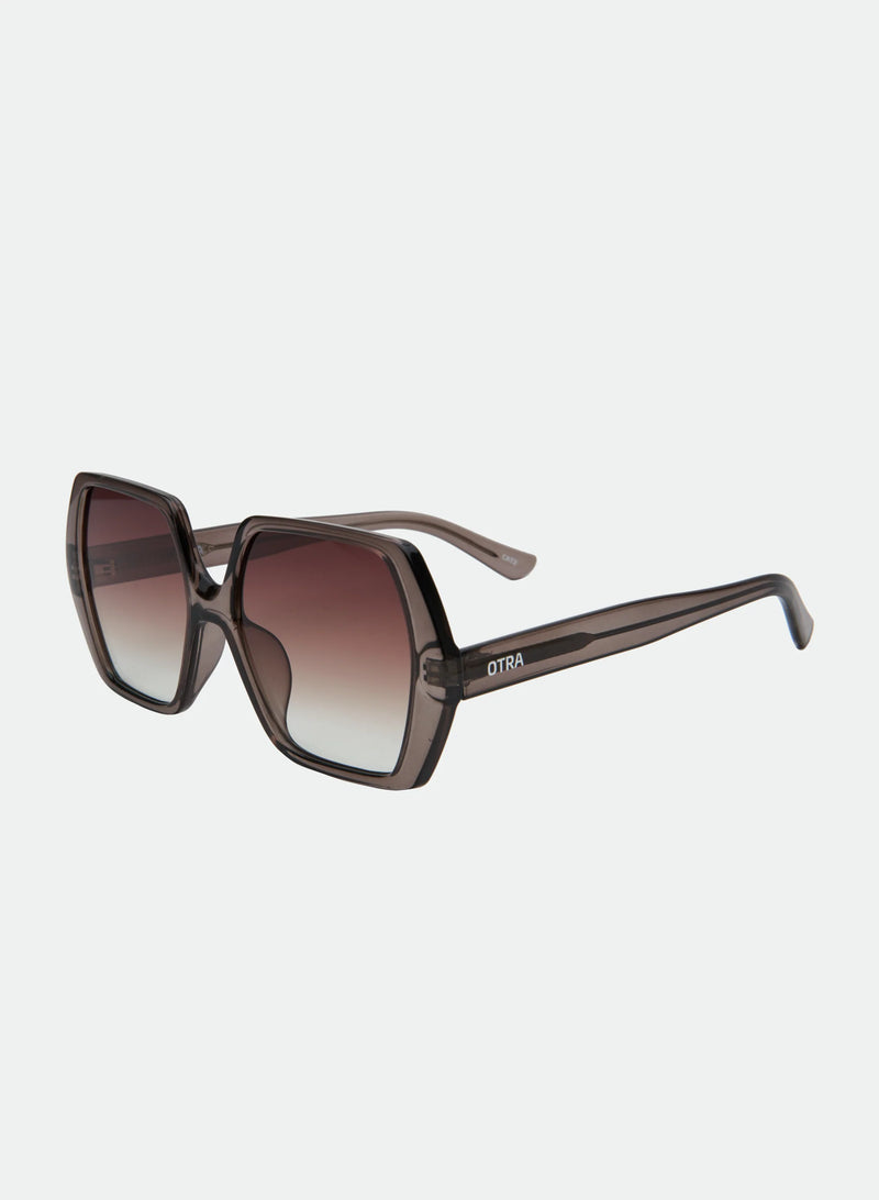 Fleur Trans-Olive Brown Fade Sunglasses