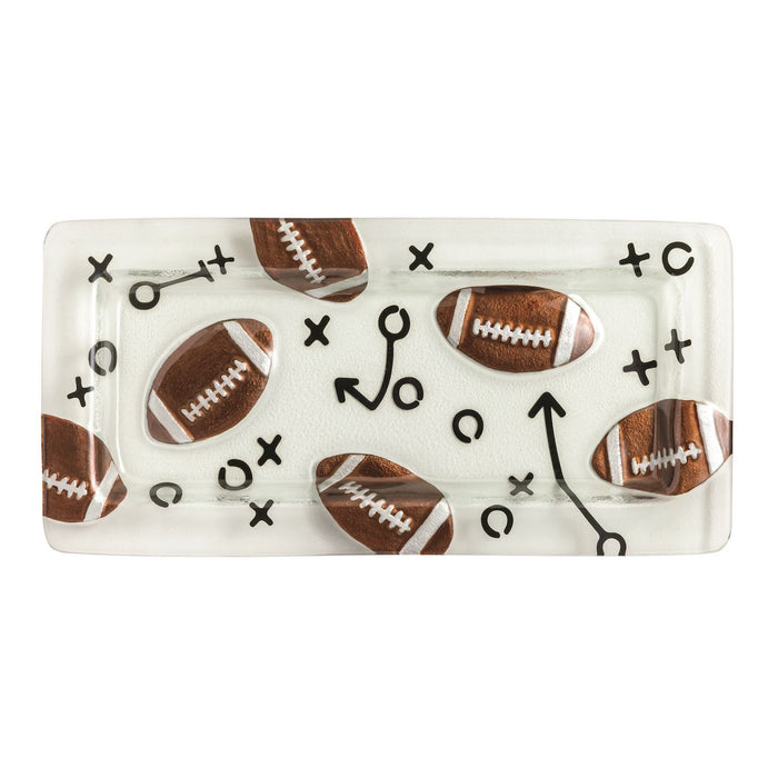 Football Glass Tray