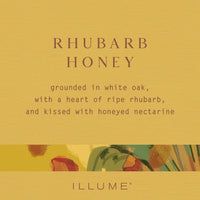 Rhubarb Honey Boxed Glass Candle