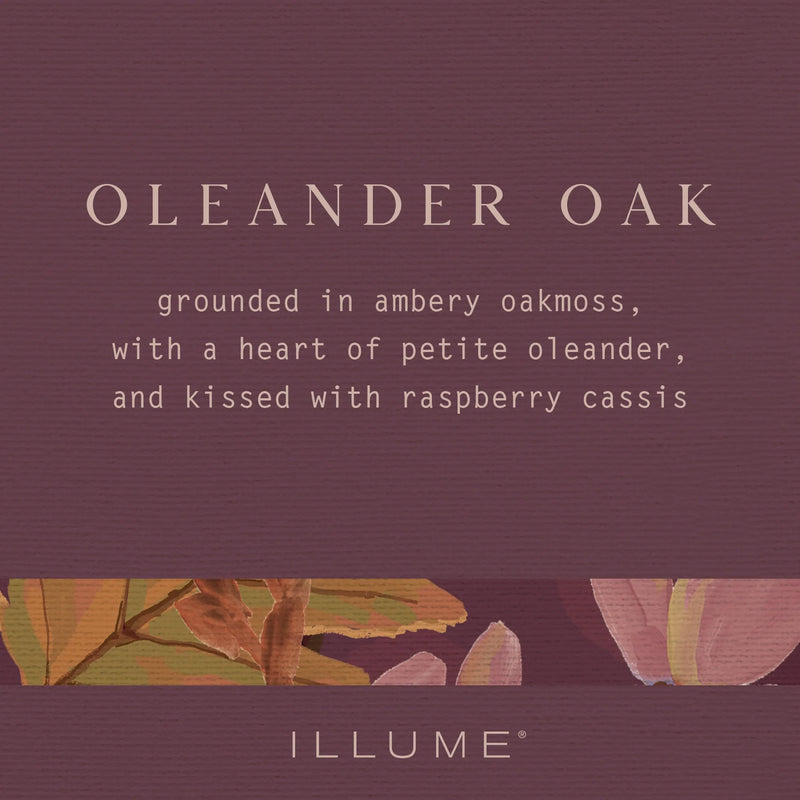 Oleander Oak Boxed Glass Candle