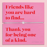 Friendship Thank You Bracelet