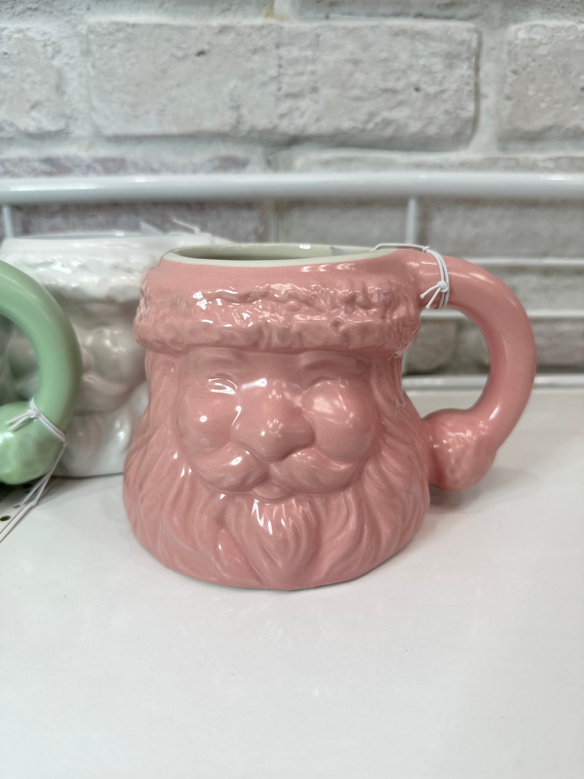 Pink Santa Mug