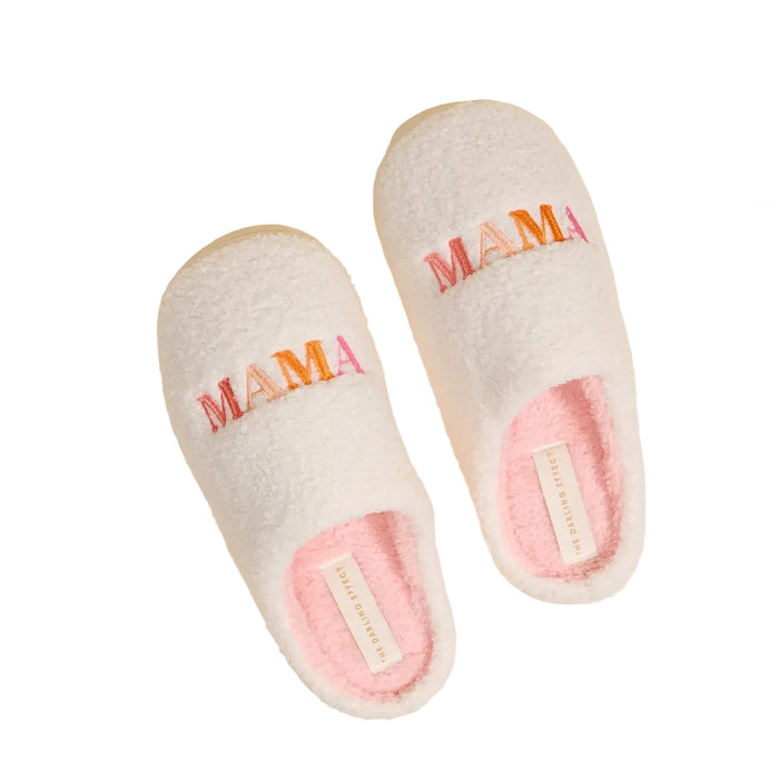 Fuzzy Slippers Mama