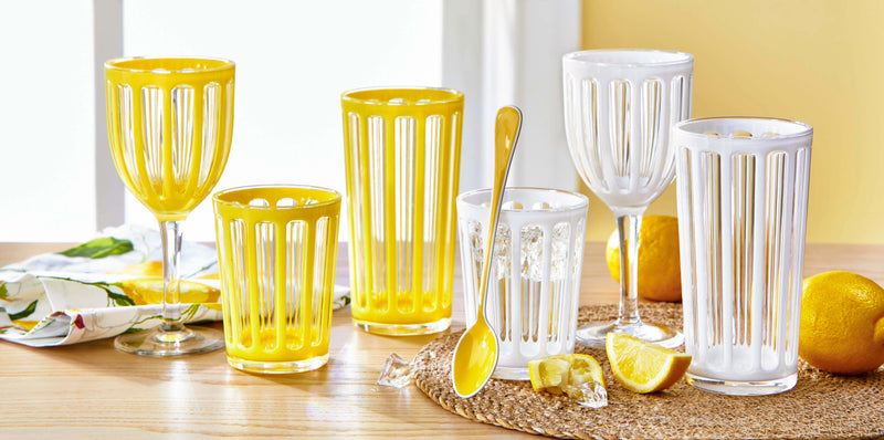 Villa Acrylic Tumbler White