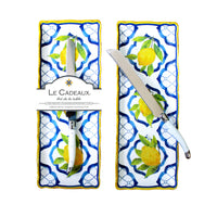 Baguette Tray W. Bread Knife Gift Set Palermo