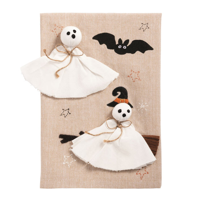 Ghost Halloween Dish Towel