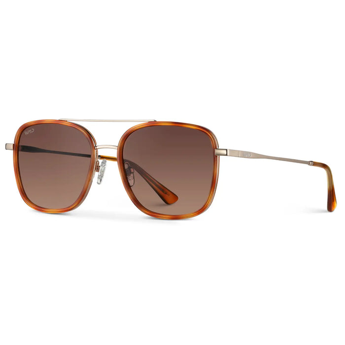 Gia Sunset Tortoise Gradient Brown Sunglasses