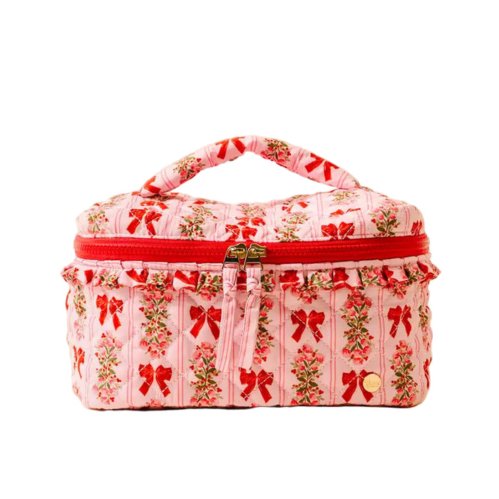 Glam & Go Quilted Cosmetic Bag Oh So Merry