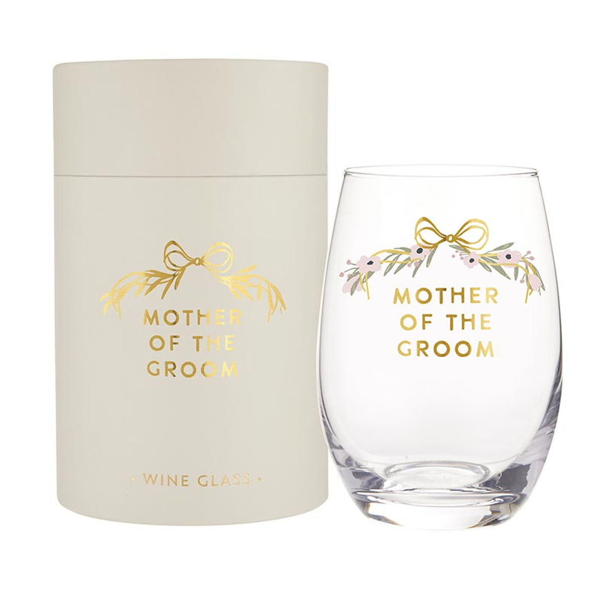 Mother Of The Groom Wine Glass
