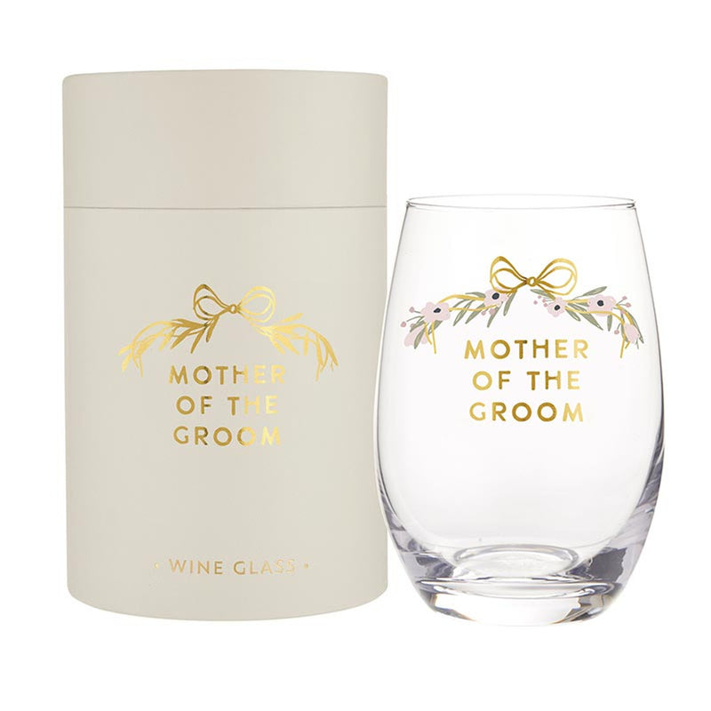 Mother Of The Groom Wine Glass