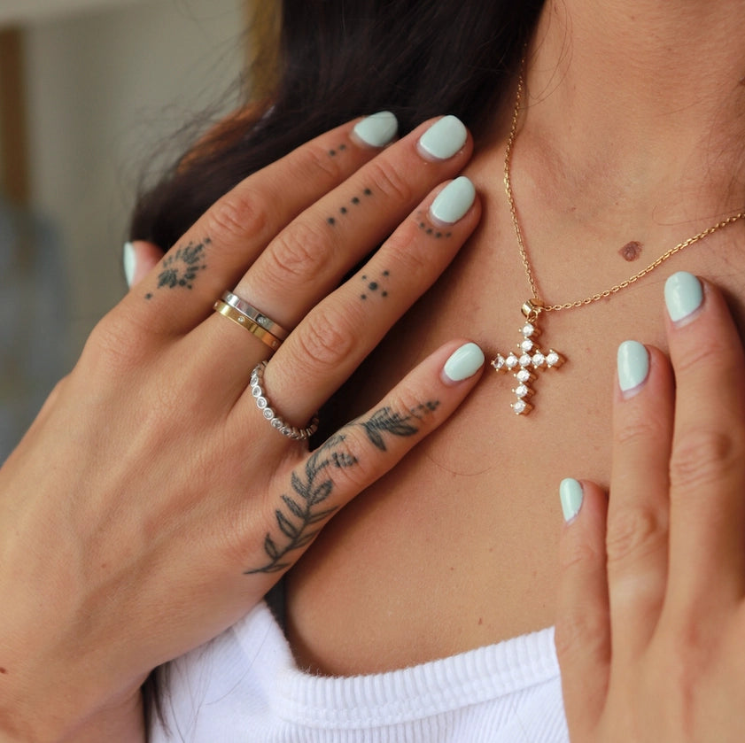 Grace Diamond Cross Necklace