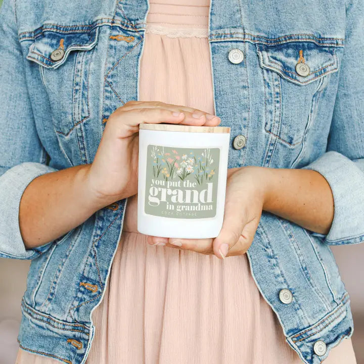 Grand in Grandma Candle
