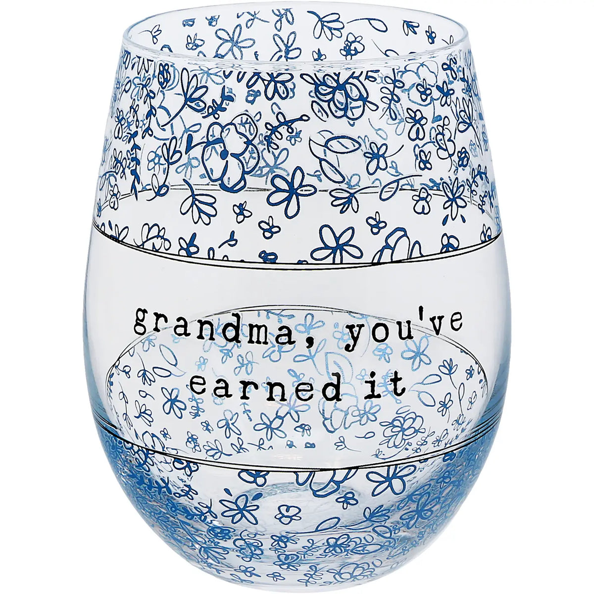 Grandma Stemless Wine Glass