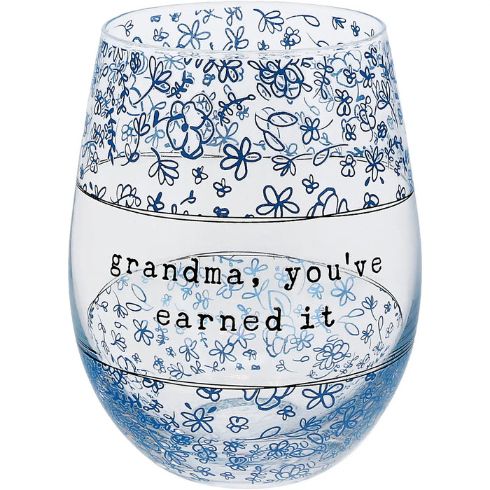 Grandma Stemless Wine Glass