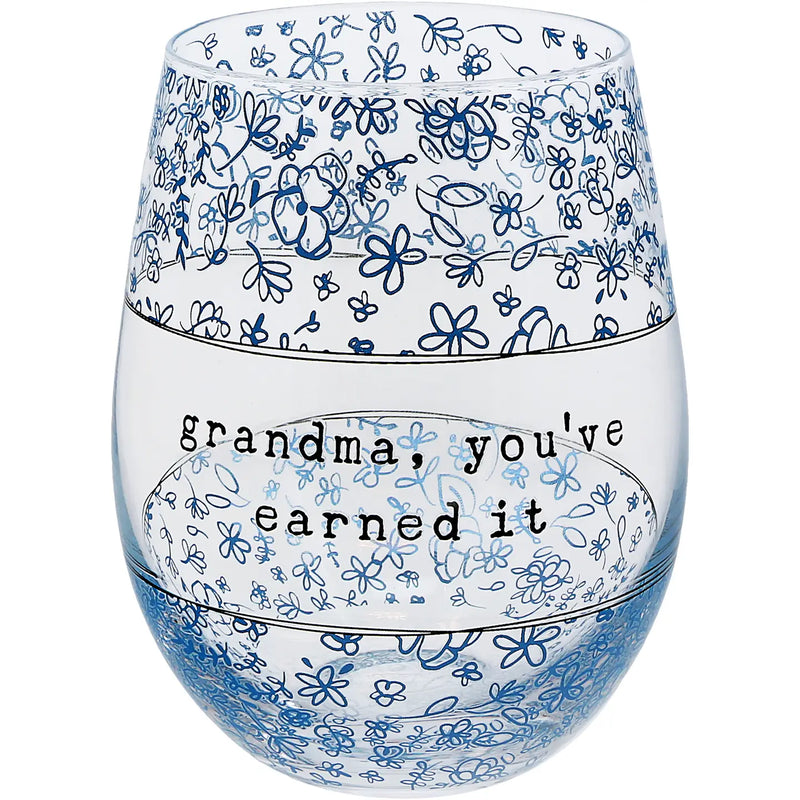 Grandma Stemless Wine Glass